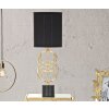 Mauro Ferretti Circly lampada da tavolo E27 Ø 22,5x65 cm oro nero