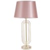 Mauro Ferretti lampada da tavolo Krista E27 Ø 33x64 cm oro rosa