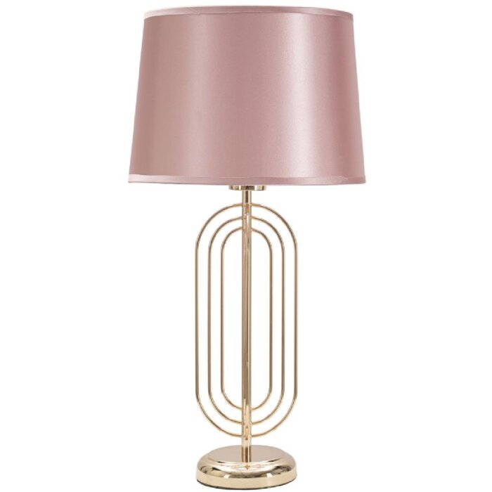 Mauro Ferretti lampada da tavolo Krista E27 Ø 28x55 cm oro rosa