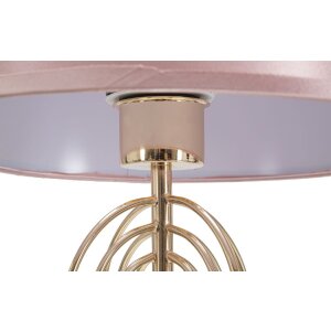Mauro Ferretti lampada da tavolo Krista E27 Ø 28x55 cm oro rosa
