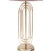 Mauro Ferretti lampada da tavolo Krista E27 Ø 28x55 cm oro rosa