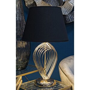 Mauro Ferretti lampada da tavolo Maxt E27 Ø 32,5x53,5 cm oro nero