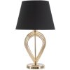 Mauro Ferretti lampada da tavolo Maxt E27 Ø 32,5x53,5 cm oro nero