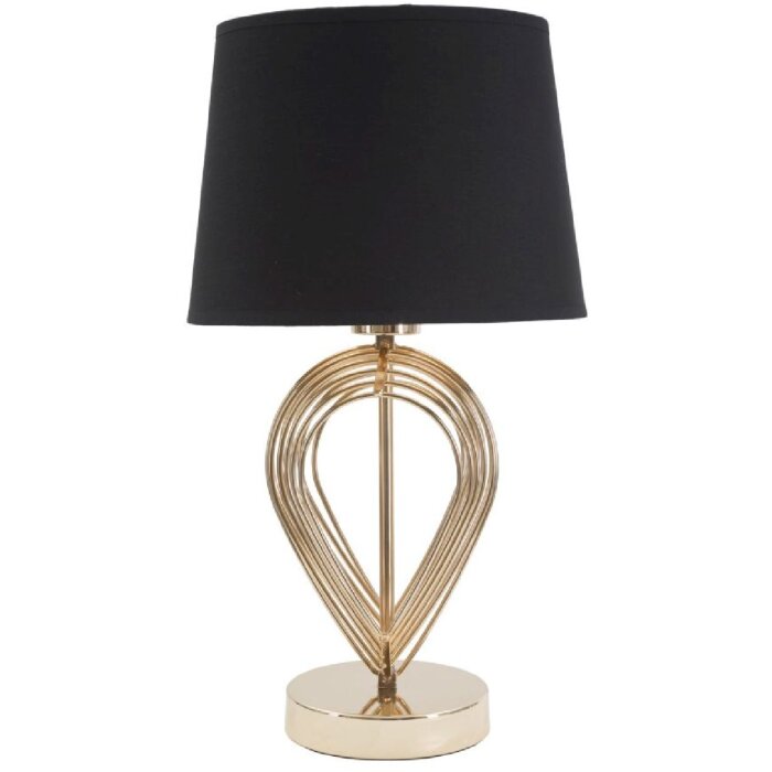 Mauro Ferretti lampada da tavolo Maxt E27 Ø 24x44 cm oro nero