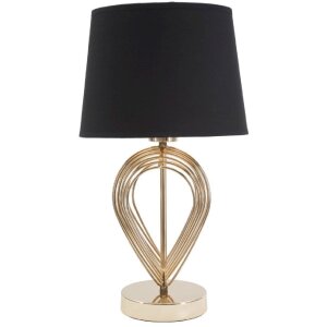 Mauro Ferretti lampada da tavolo Maxt E27 Ø 24x44 cm oro nero
