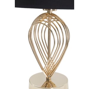 Mauro Ferretti lampada da tavolo Maxt E27 Ø 24x44 cm oro nero