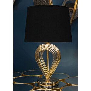 Mauro Ferretti lampada da tavolo Maxt E27 Ø 24x44 cm oro nero