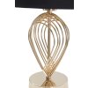 Mauro Ferretti lampada da tavolo Maxt E27 Ø 24x44 cm oro nero