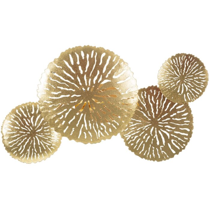 Mauro Ferretti applique Dishi Plus 2 luci E14 47x13x28 cm oro