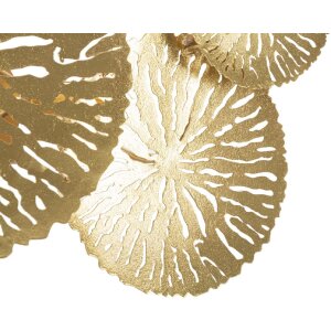 Mauro Ferretti applique Dishi Plus 2 luci E14 47x13x28 cm oro