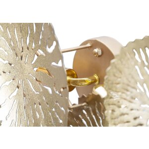 Mauro Ferretti applique Dishi Plus 2 luci E14 47x13x28 cm oro