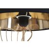 Mauro Ferretti lampada da tavolo foglie E27 Ø 30x60 cm nero oro