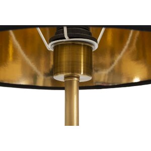 Mauro Ferretti lampada da tavolo pappagalli E27 Ø 30x62,5 cm nero oro