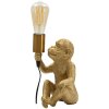 Mauro Ferretti lampada da tavolo monkey E27 17x14,5x25 cm oro