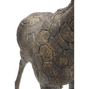 Mauro Ferretti lampada da tavolo Giraffe E27 40x22x80 cm oro antico