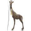 Mauro Ferretti lampada da tavolo Giraffe E27 40x22x80 cm oro antico