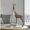 Mauro Ferretti lampada da tavolo Giraffe E27 40x22x80 cm oro antico