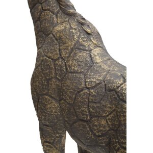 Mauro Ferretti lampada da tavolo Giraffe E27 28x16x60 cm oro antico