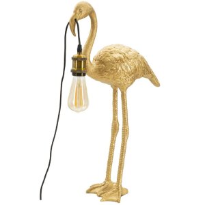Mauro Ferretti lampada da tavolo Flamingo E27 37x19x59 cm oro