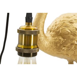 Mauro Ferretti lampada da tavolo Flamingo E27 37x19x59 cm oro