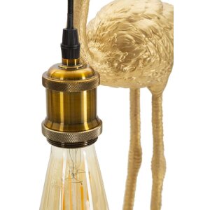 Mauro Ferretti lampada da tavolo Flamingo E27 13x11,5x39,5 cm oro