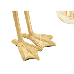 Mauro Ferretti lampada da tavolo Flamingo E27 13x11,5x39,5 cm oro