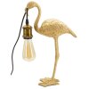 Mauro Ferretti lampada da tavolo Flamingo E27 13x11,5x39,5 cm oro