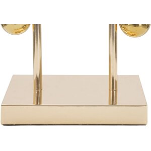 Mauro Ferretti lampada da tavolo bolla E27 Ø 32,5x61 cm nero oro
