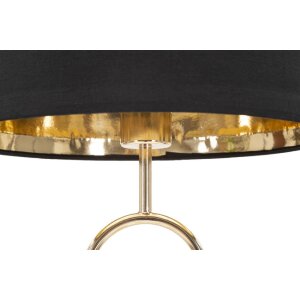 Mauro Ferretti lampada da tavolo bolla E27 Ø 32,5x61 cm nero oro