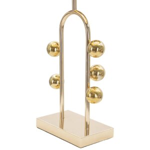 Mauro Ferretti lampada da tavolo bolla E27 Ø 32,5x61 cm nero oro