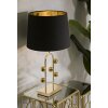 Mauro Ferretti lampada da tavolo bolla E27 Ø 32,5x61 cm nero oro