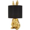 Mauro Ferretti lampada da tavolo rabbit E27 Ø 20x43 cm oro nero