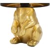 Mauro Ferretti lampada da tavolo rabbit E27 Ø 20x43 cm oro nero