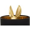 Mauro Ferretti lampada da tavolo rabbit E27 Ø 20x43 cm oro nero