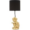 Mauro Ferretti lampada da tavolo Scimmia seduta E27 Ø 20x51,5 cm oro nero