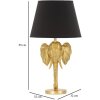 Mauro Ferretti lampada da tavolo elefante E27 Ø 32x59 cm oro nero