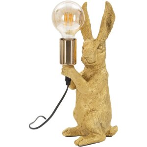 Mauro Ferretti lampada da tavolo rabbit E27 13x17x35,5 cm oro