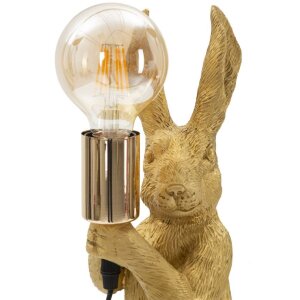 Mauro Ferretti lampada da tavolo rabbit E27 13x17x35,5 cm oro