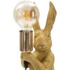Mauro Ferretti lampada da tavolo rabbit E27 13x17x35,5 cm oro