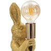 Mauro Ferretti lampada da tavolo rabbit E27 13x17x35,5 cm oro