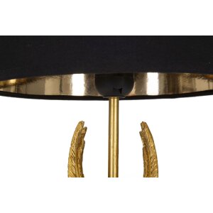Mauro Ferretti lampada da tavolo ala E27 Ø 25x45 cm oro nero