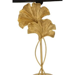 Mauro Ferretti lampada da tavolo flow E27 Ø 30x63 cm oro nero