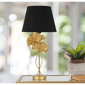 Mauro Ferretti lampada da tavolo flow E27 Ø 30x63 cm oro nero