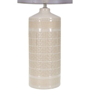 Mauro Ferretti lampada da tavolo Schaubilder E27 Ø 30x55 cm crema
