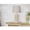 Mauro Ferretti lampada da tavolo Schaubilder E27 Ø 30x55 cm crema