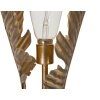 Mauro Ferretti lampada da tavolo palma E27 Ø 26x65 cm oro