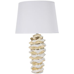 Mauro Ferretti lampada da tavolo Glam-Weltraum E27 Ø 33x53 cm oro bianco