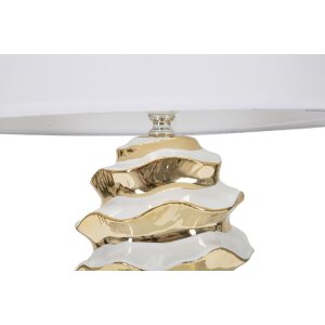 Mauro Ferretti lampada da tavolo Glam-Weltraum E27 Ø 33x53 cm oro bianco