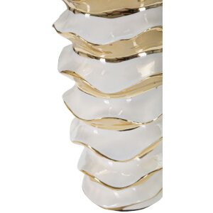 Mauro Ferretti lampada da tavolo Glam-Weltraum E27 Ø 33x53 cm oro bianco