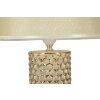 Mauro Ferretti lampada da tavolo Glam Gold E27 Ø 30x47,5 cm bianco oro